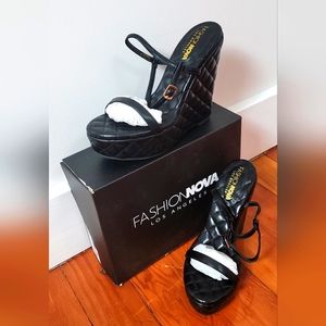 Fashion Nova Wedge Sandals